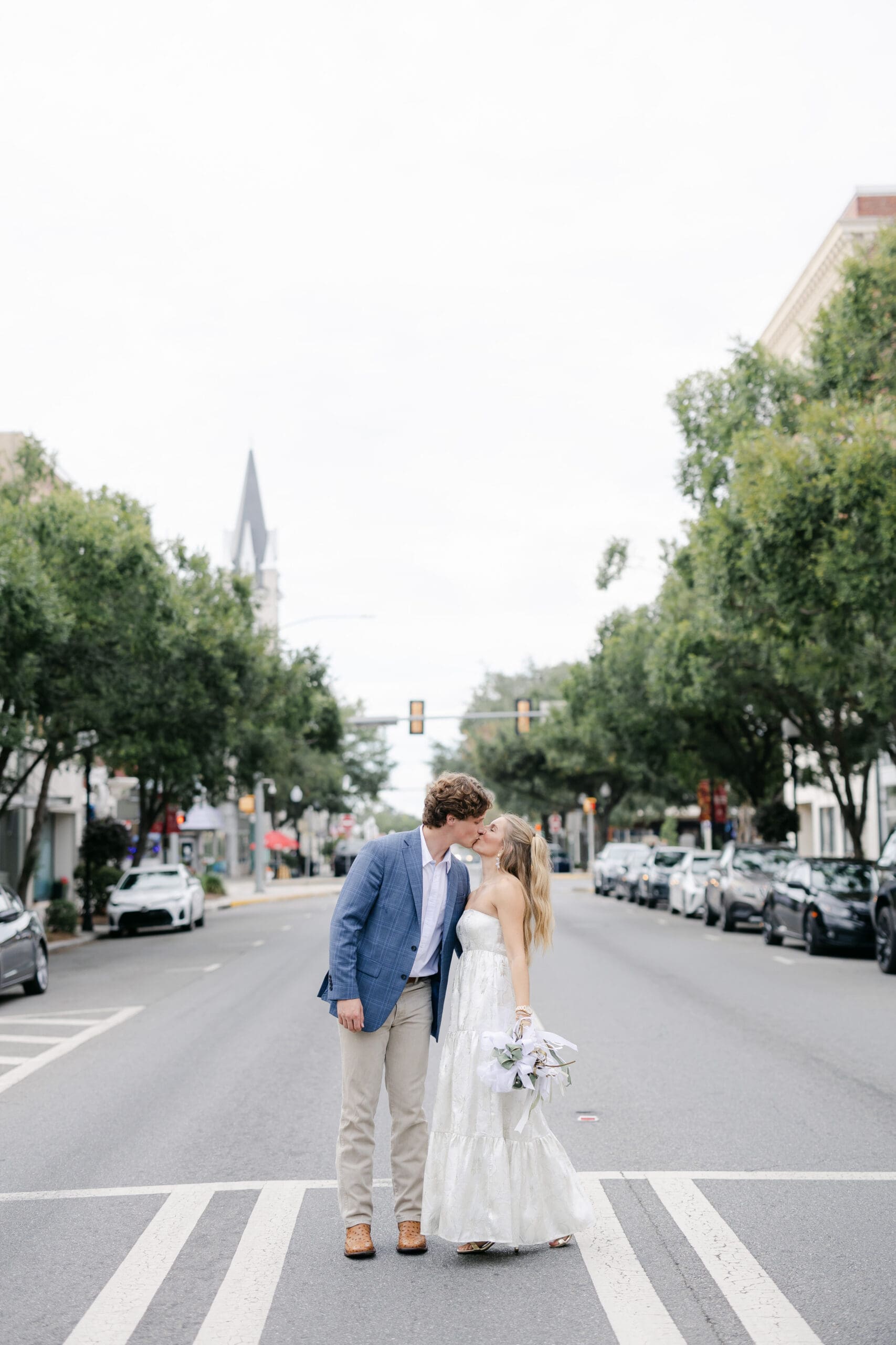 A rehearsal dinner in downtown Valdosta, Georgia.