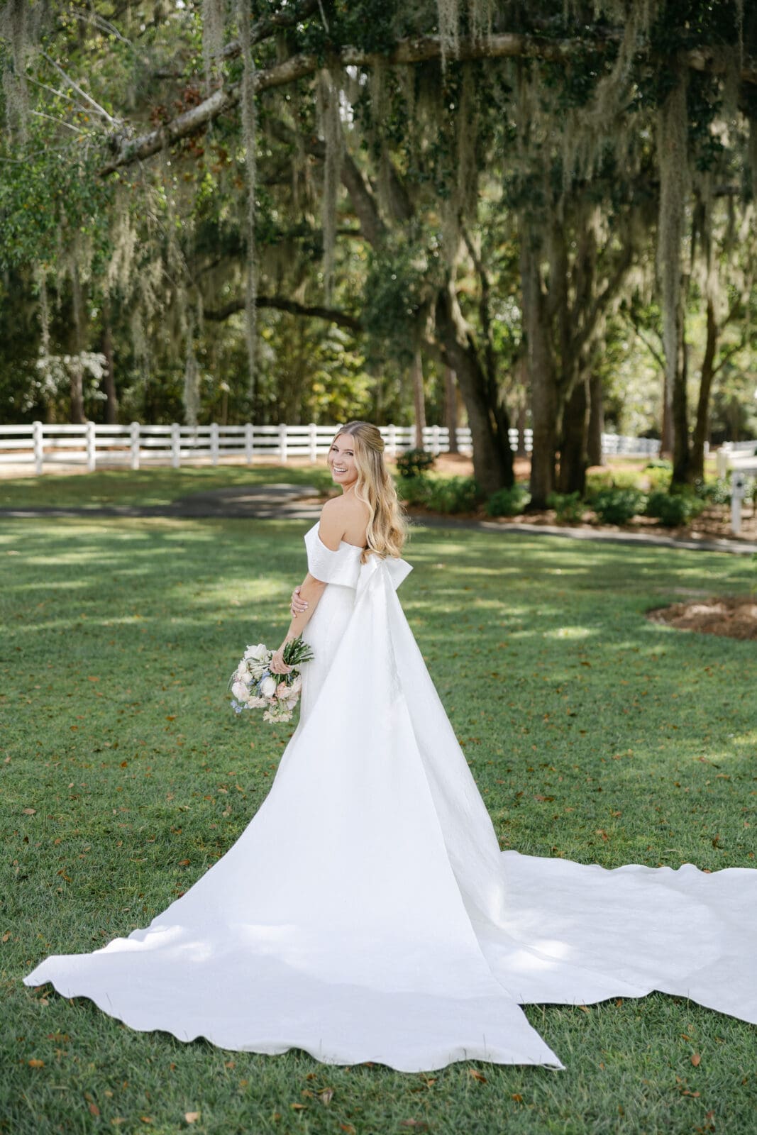 A wedding photographer's bridal portraits at Fox Hill Plantation in Hahira, Georgia.